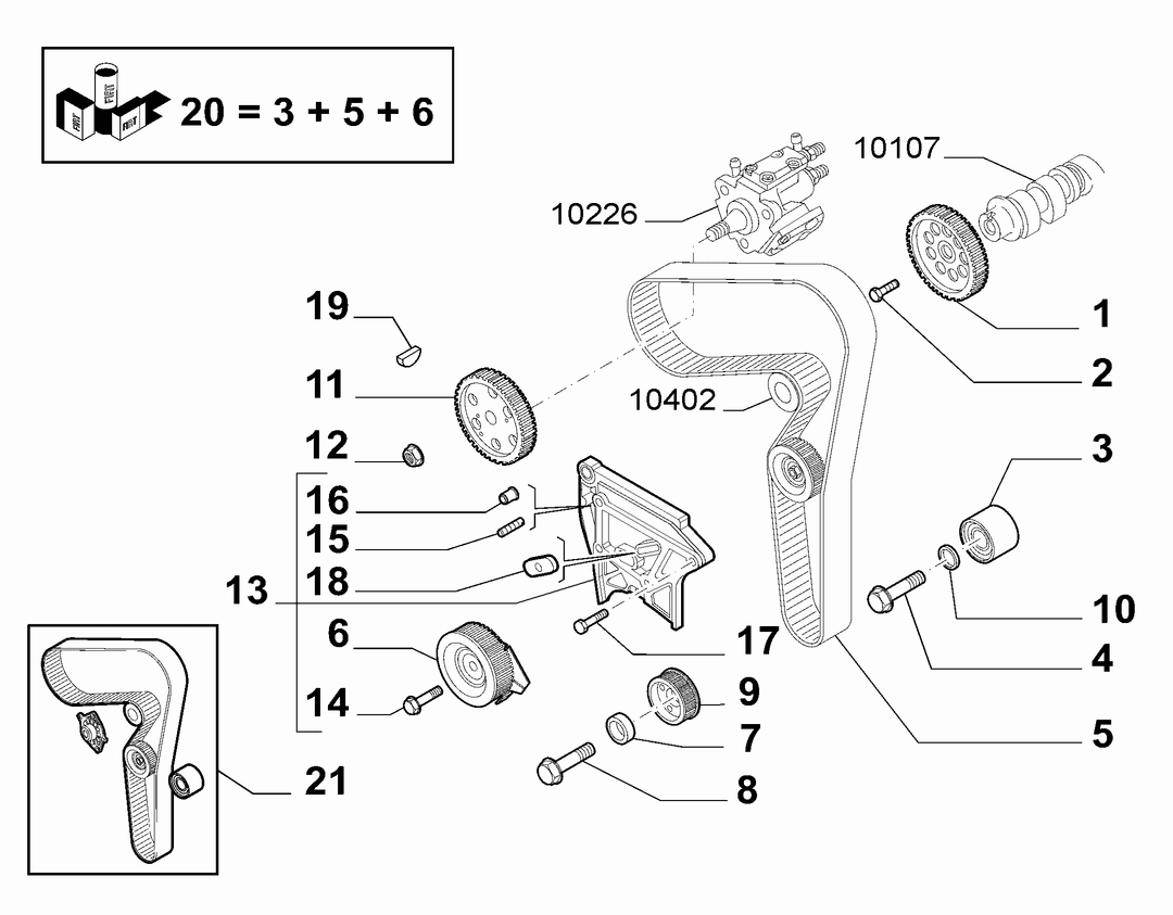 CAMSHAFT DRIVE 12