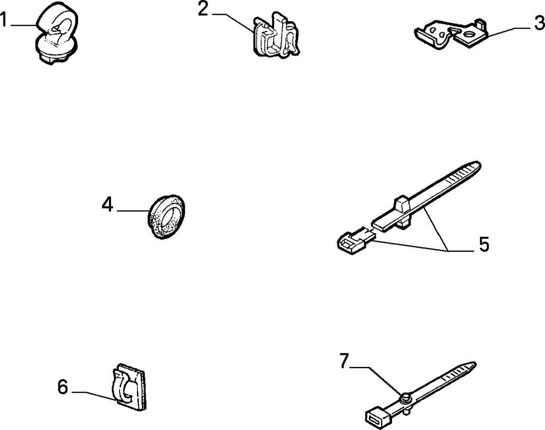 CABLE SET FIXINGS  4