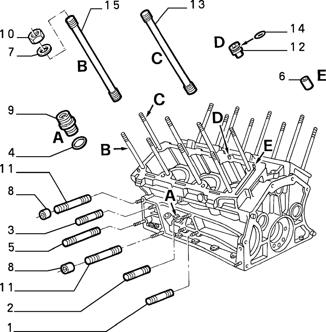 CRANKCASE AND CYLINDER HEAD 2