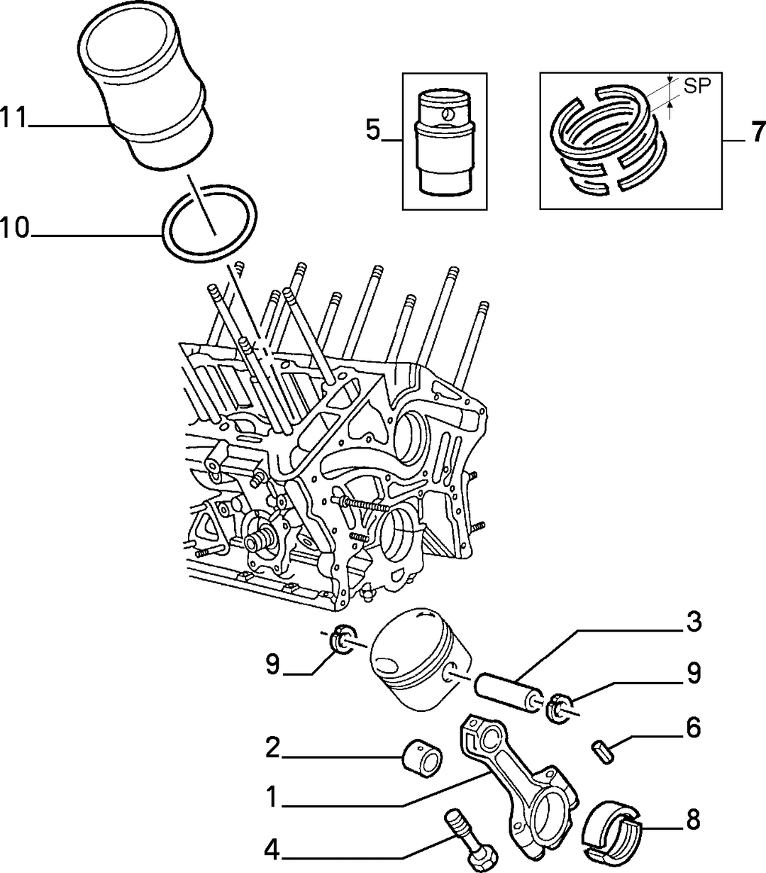 CONNECTING RODS AND PISTONS 3
