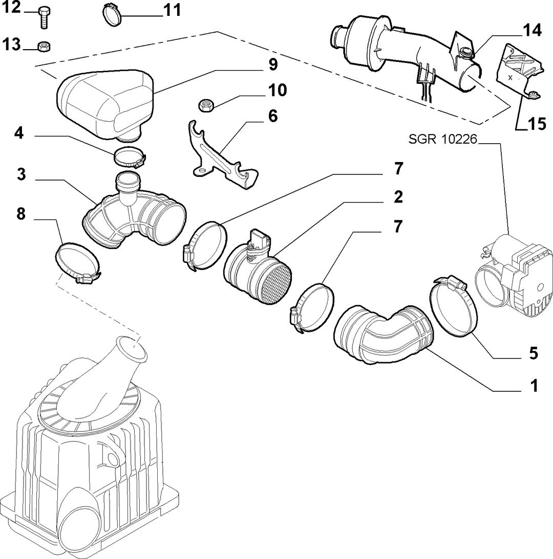 AIR FILTER AND PIPING 2