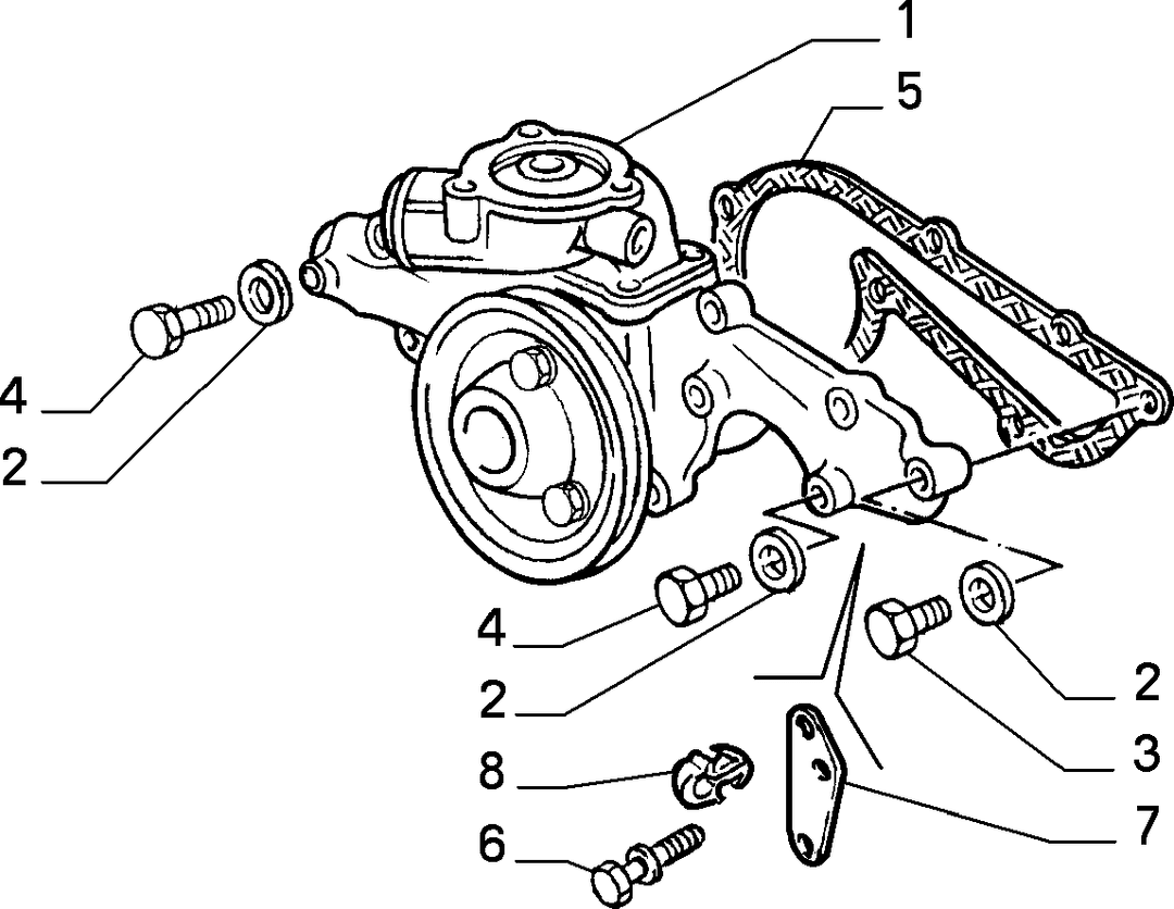 WATER PUMP AND LINES  1
