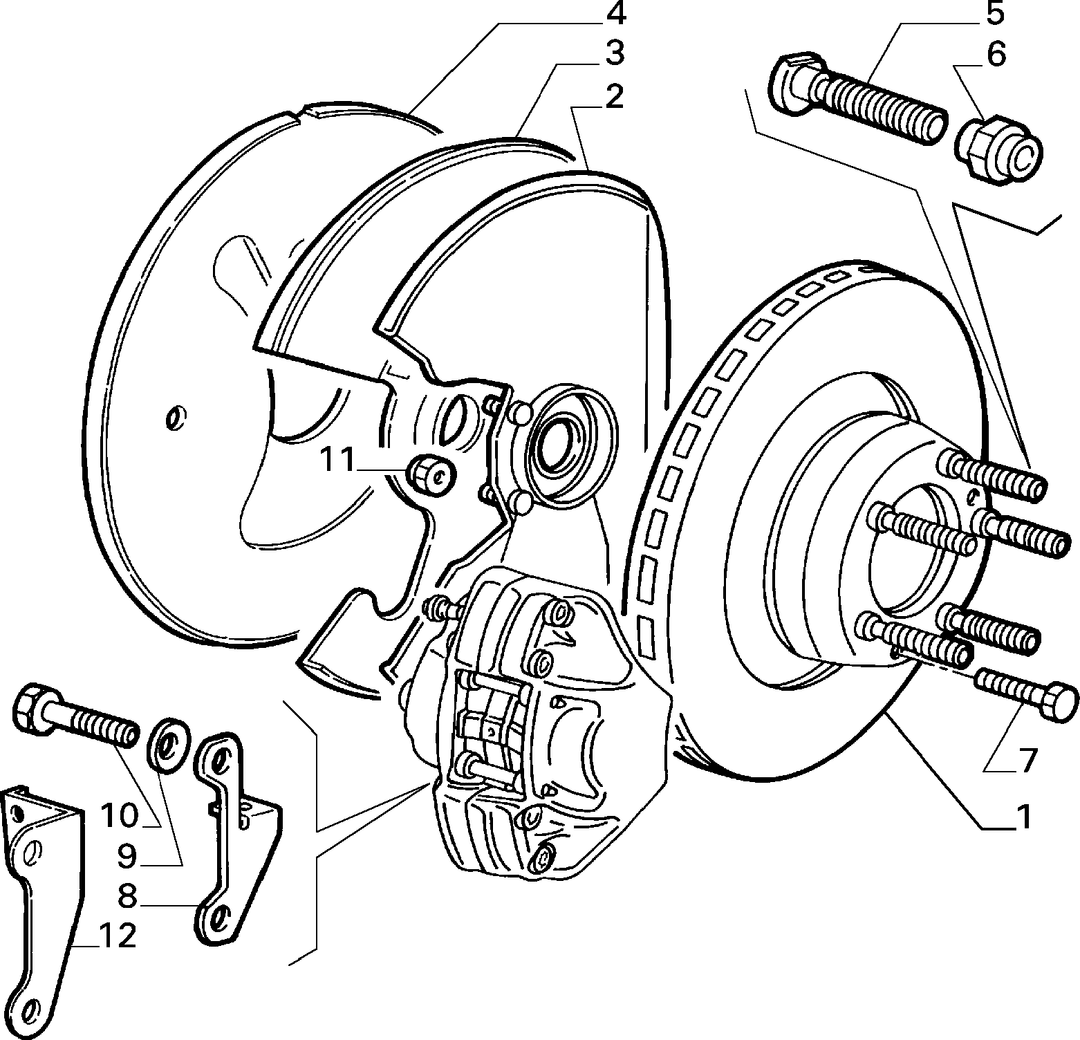 FRONT WHEEL BRAKES 4