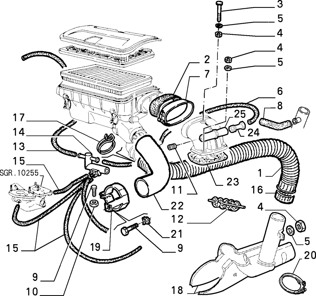 CARBURATOR AND AIR CLEANER 8