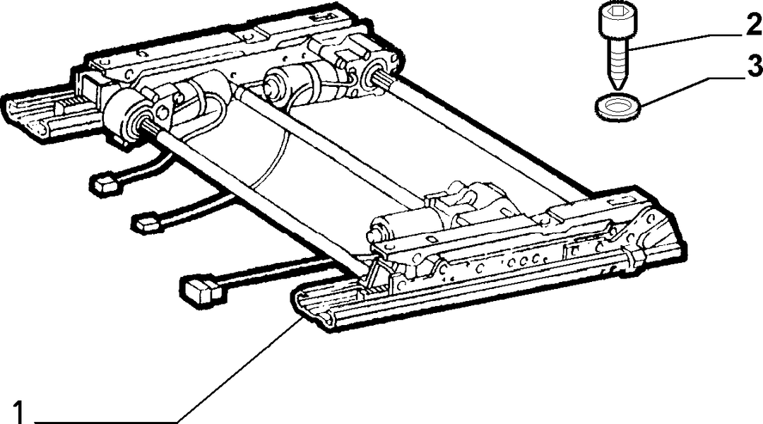 FRONT SEAT RAILS