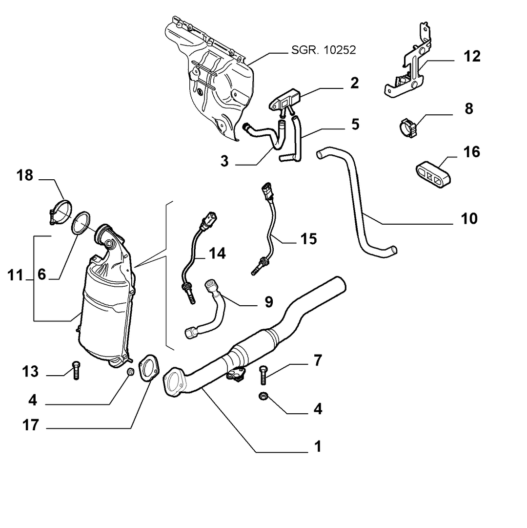 EXHAUST PIPE 19