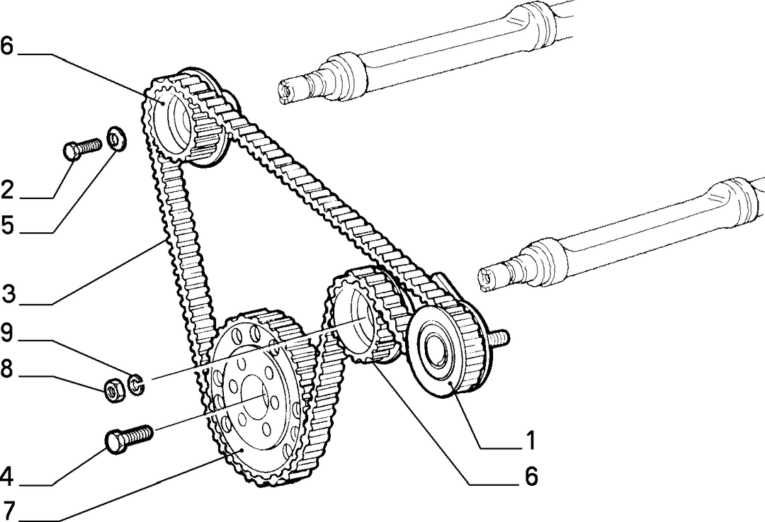 VARIOUS CONTROLS (BELTS AND PULLEYS) 9