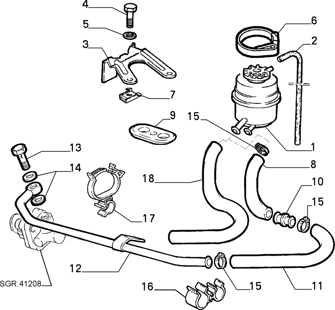 POWER STEERING HYDRAULIC SYSTEM 11