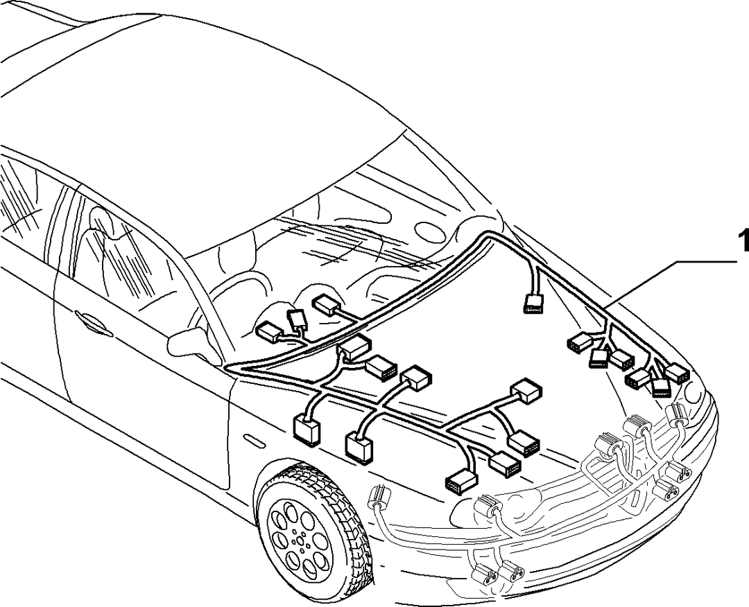 CABLE HARNESS (FRONT) 6