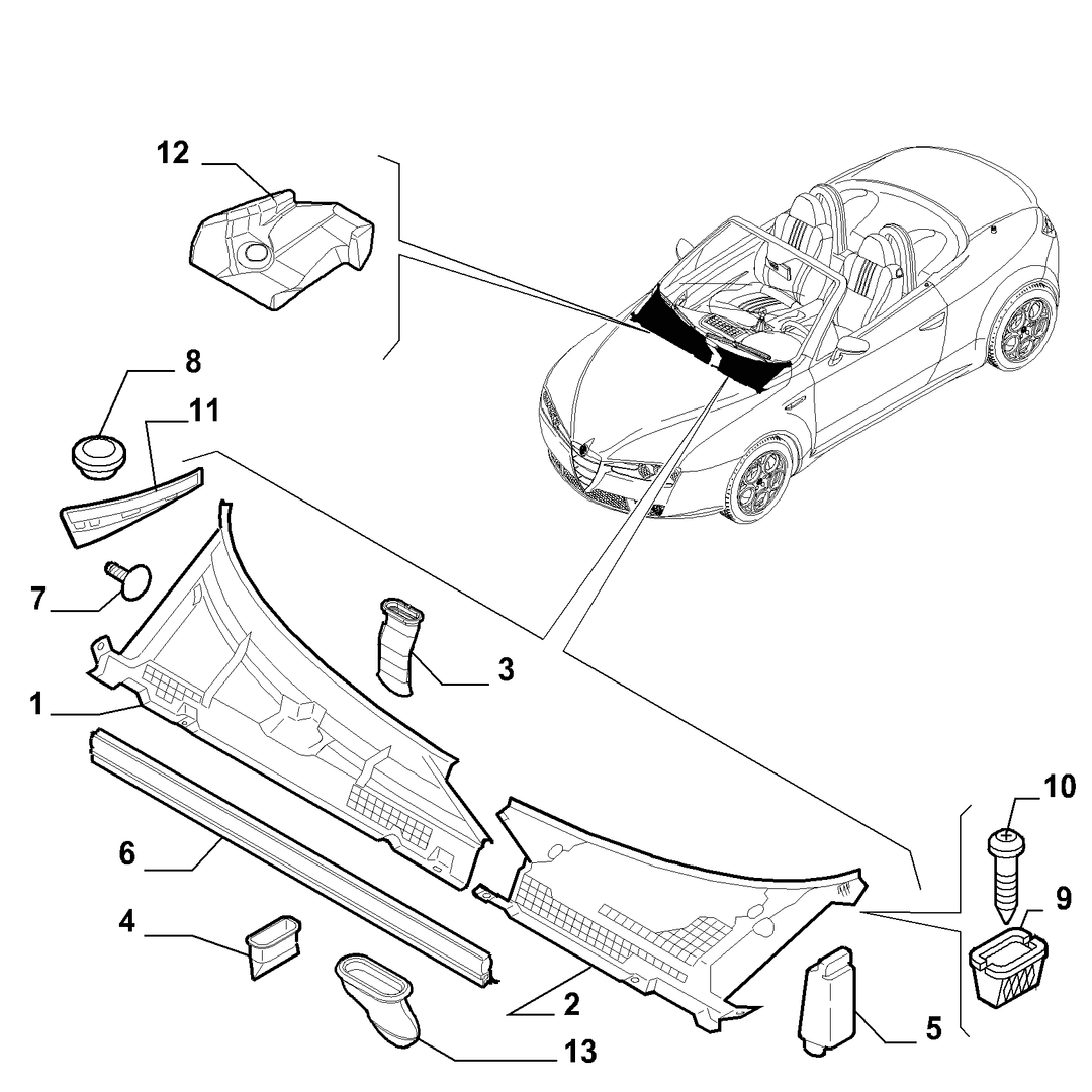 AIR INTAKES AND LIDS  1