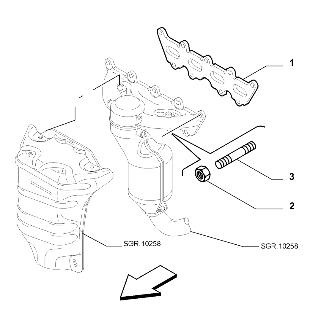 EXHAUST MANIFOLD 3