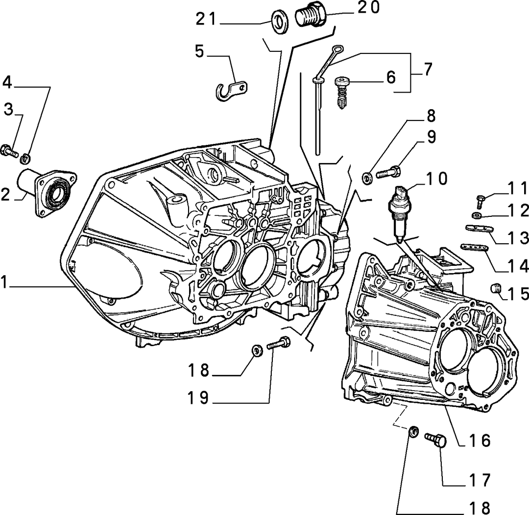 TRANSMISSION AND DIFFERENTIAL UNIT, CASING AND COVERS 7