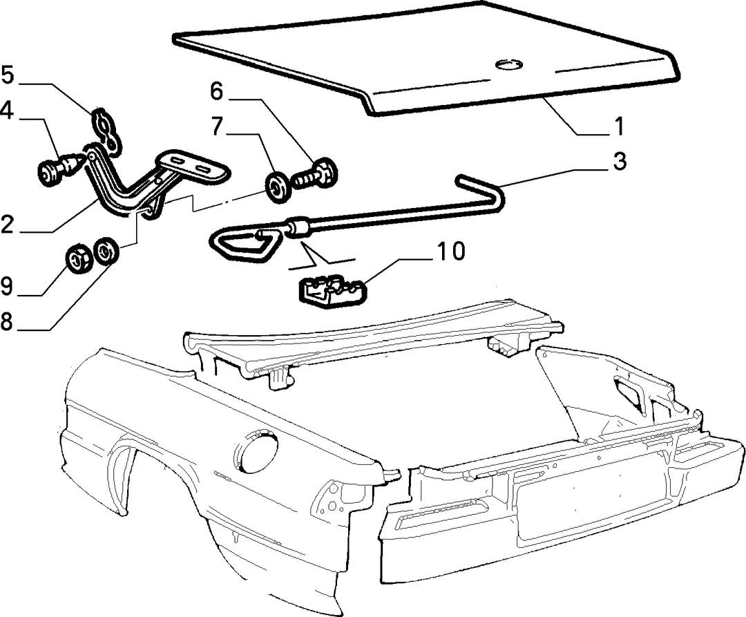 TRUNK SPACE COVER  1