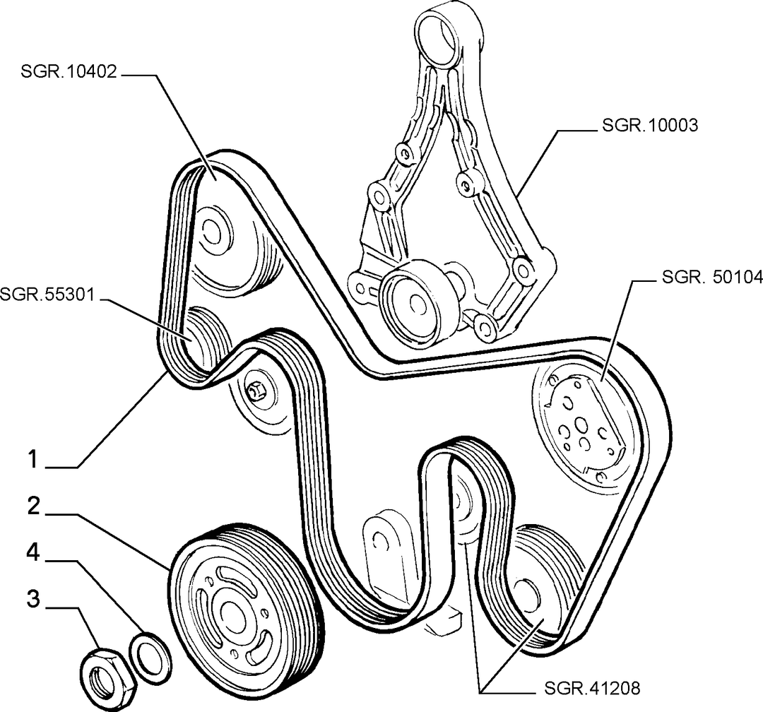 VARIOUS CONTROLS (BELTS AND PULLEYS) 9