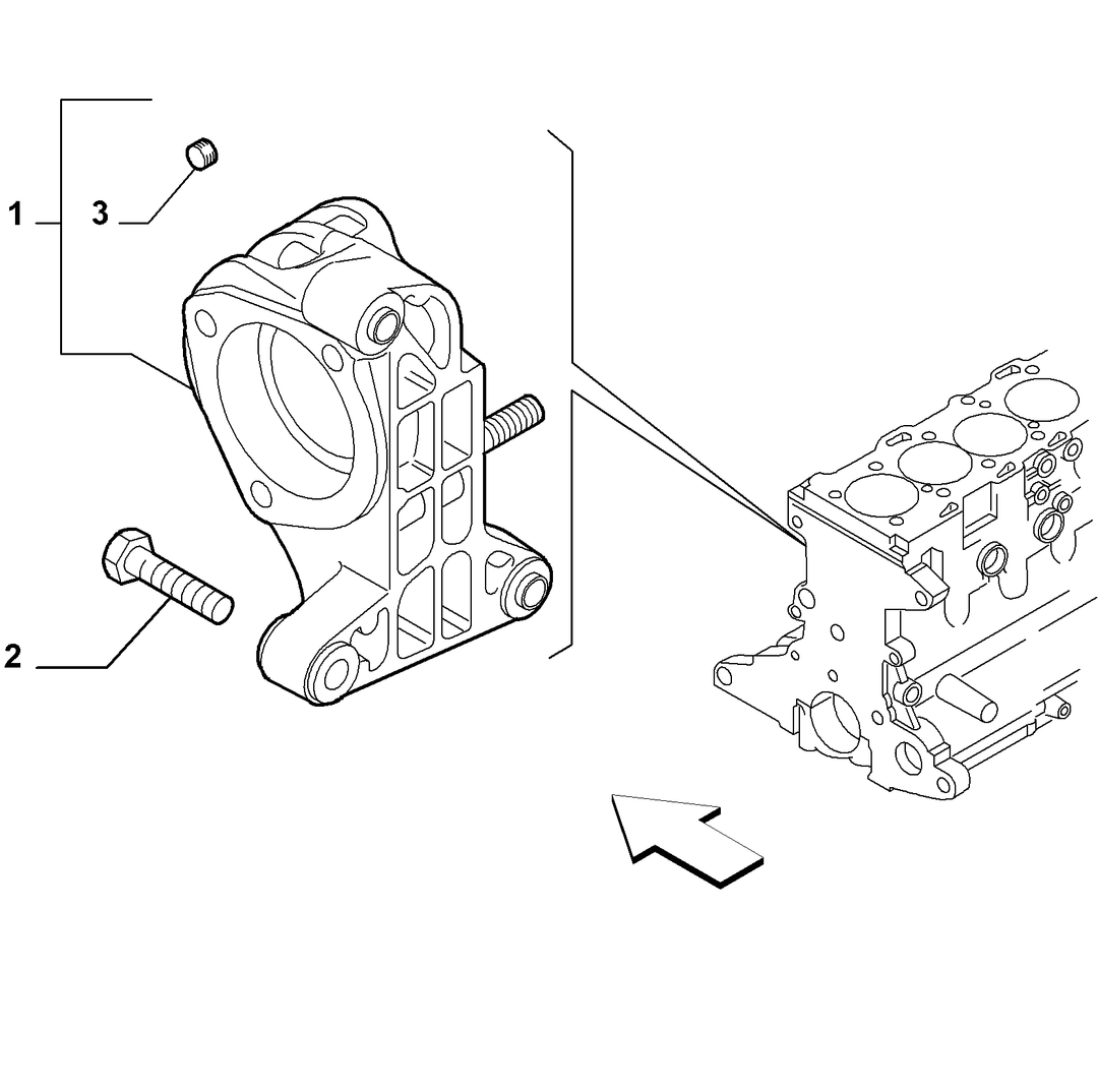 DRIVESHAFT MOUNTING 2