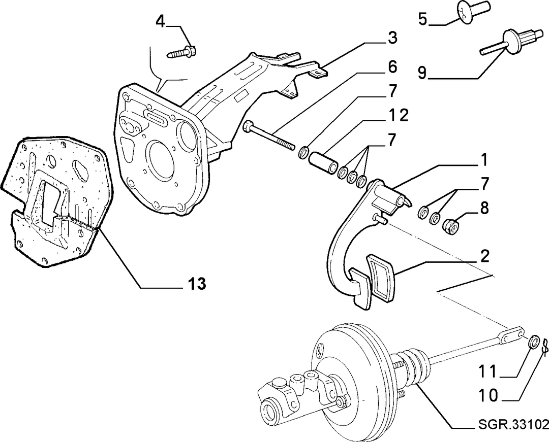 BRAKE PEDAL CONTROL 4
