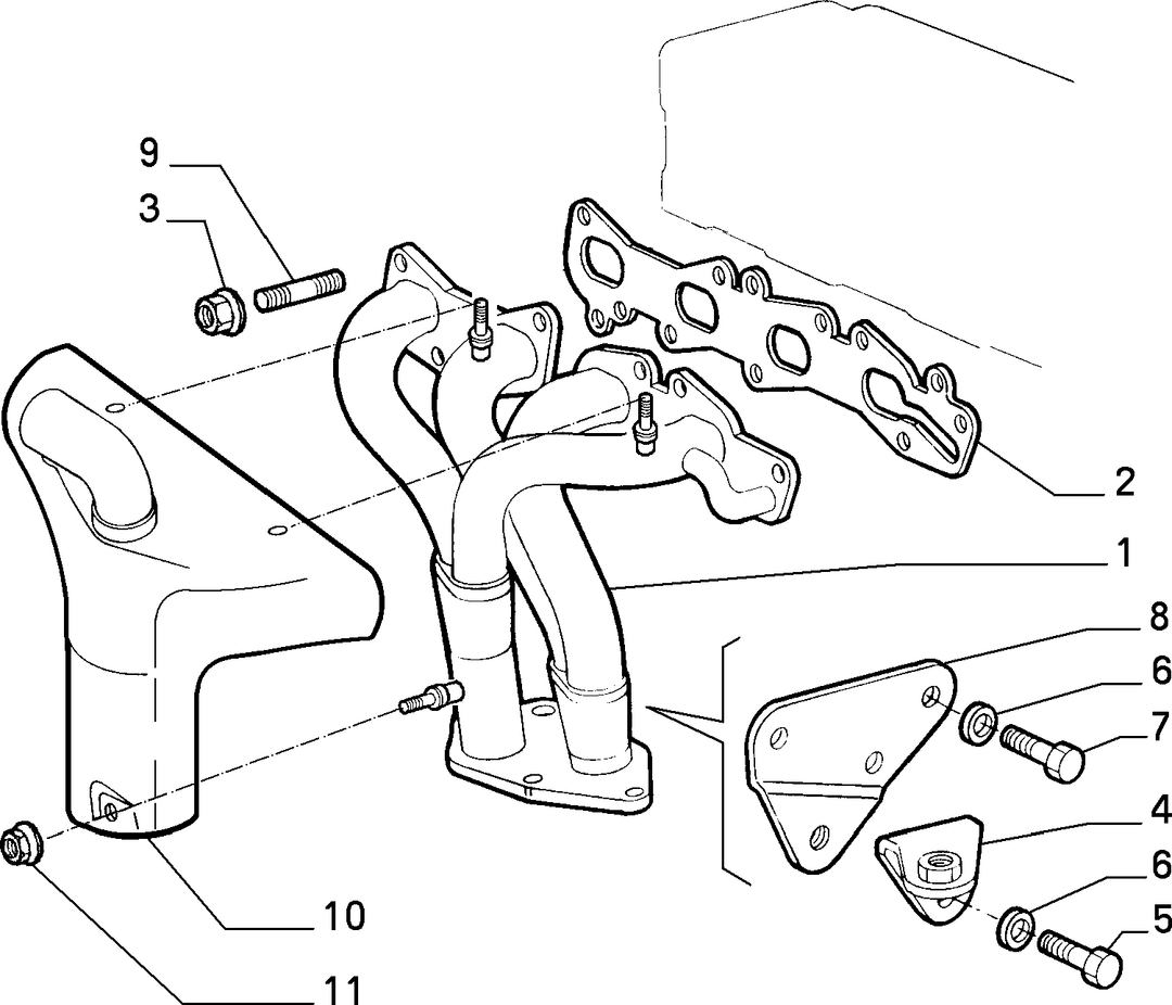 EXHAUST MANIFOLD 1