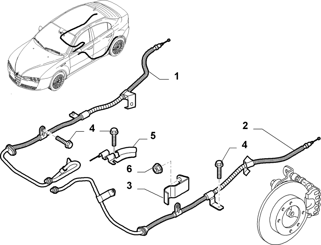 HANDBRAKE HARNESS