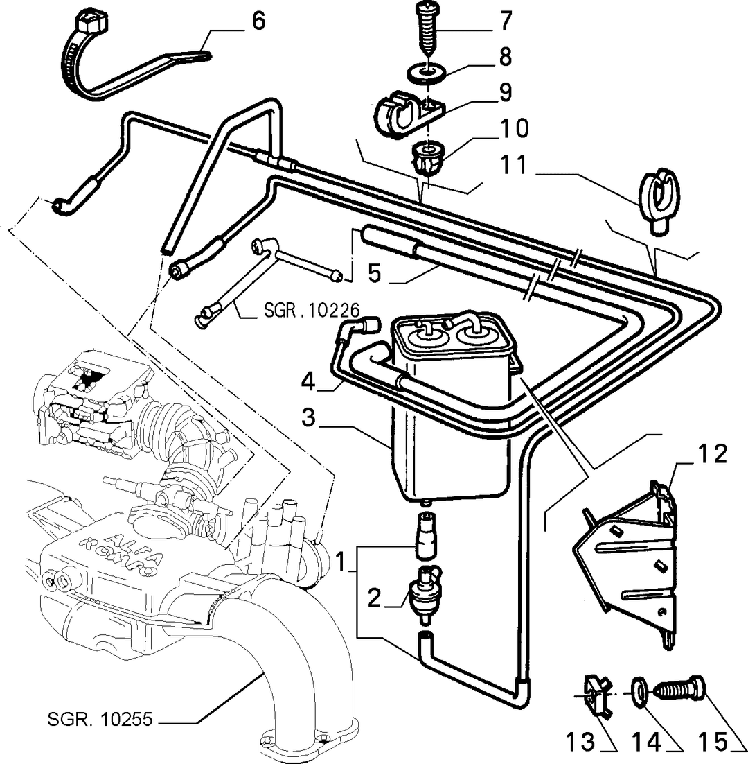 FUEL TANK PIPING 15