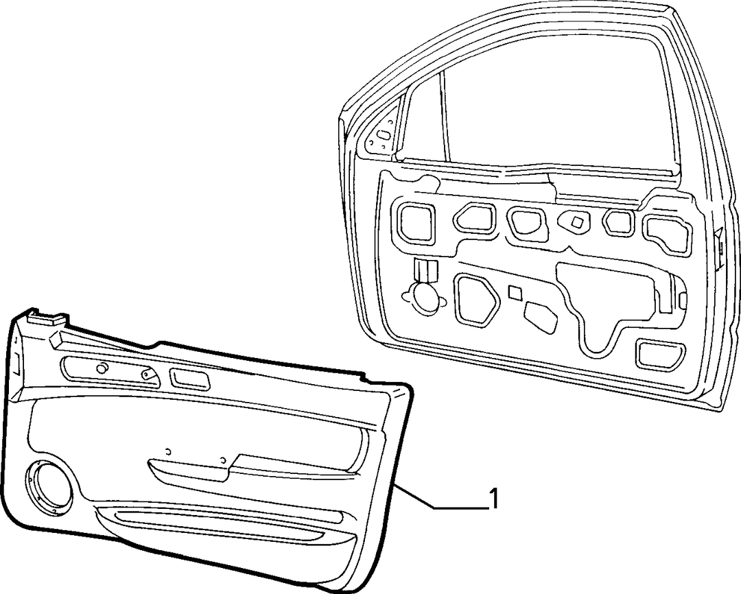 INTERIOR PANELS FOR FRONT SIDE DOORS 1