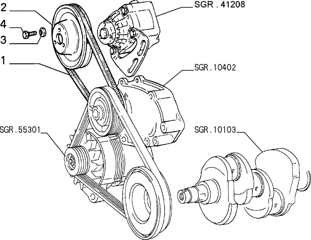 VARIOUS CONTROLS (BELTS AND PULLEYS) 13