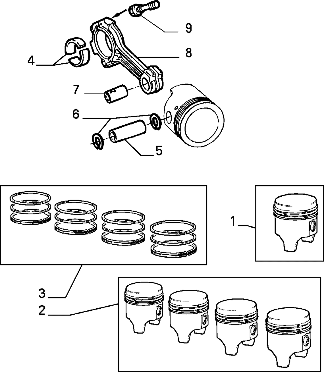 CONNECTING RODS AND PISTONS 2