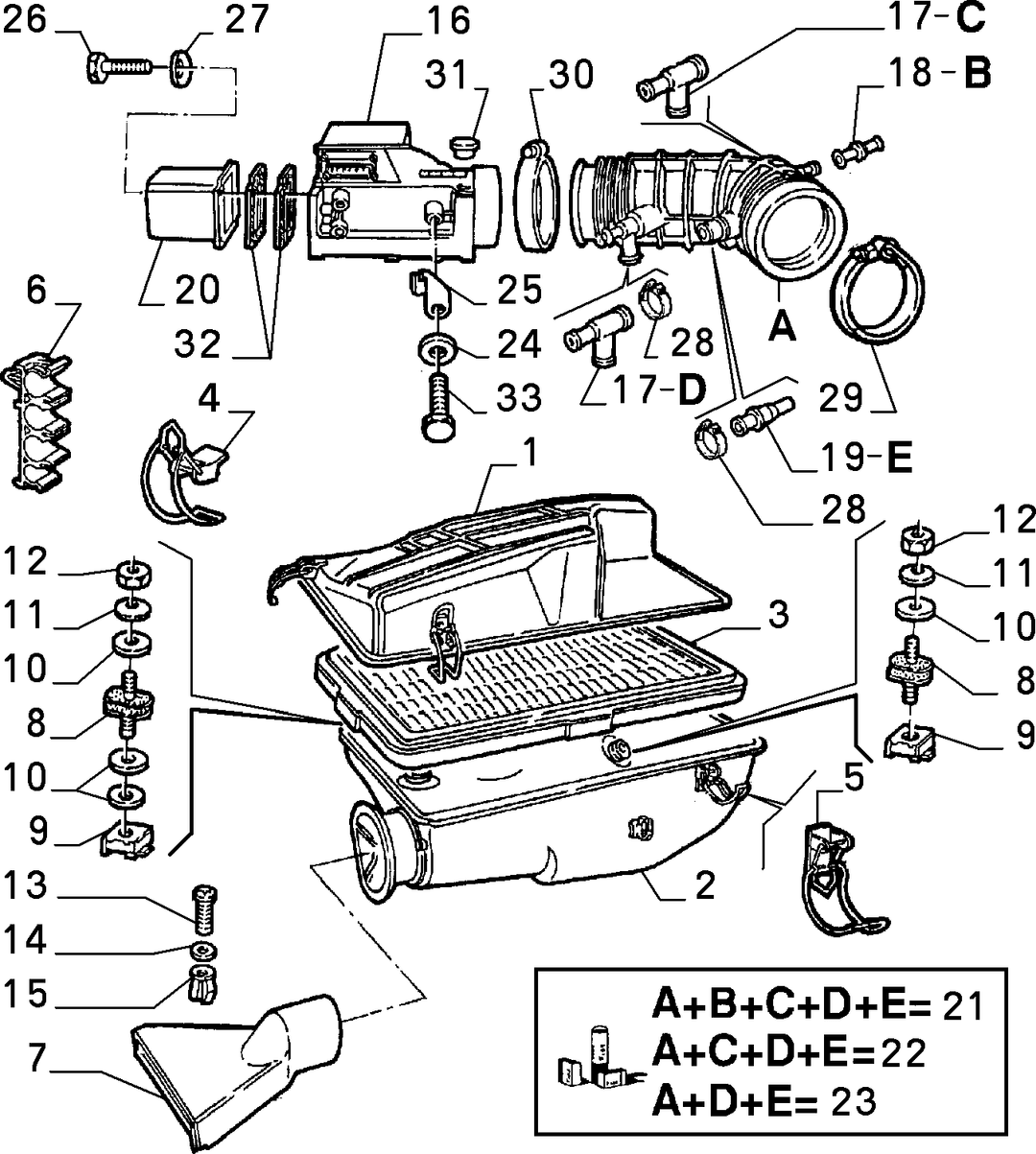 AIR FILTER AND PIPING 1