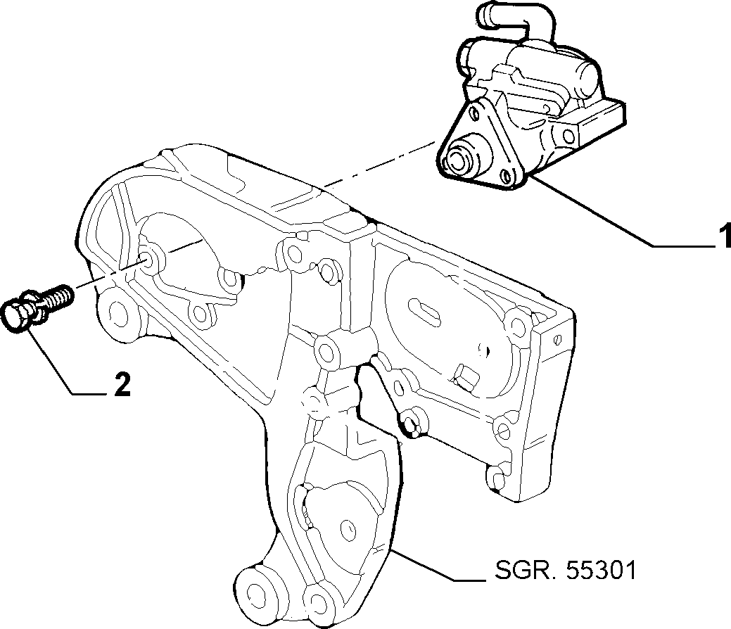 POWER STEERING PUMP 11