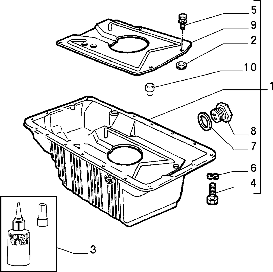 BLOCK SUMP AND COVERS 4