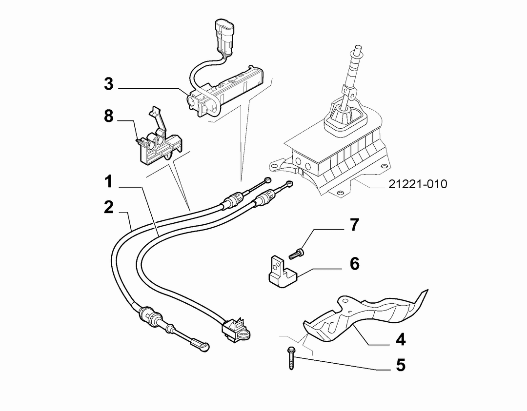 GEAR STICK FLEX SHAFT 2