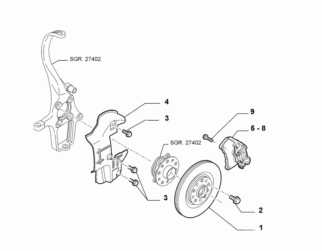 FRONT WHEEL BRAKES