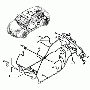 CABLE HARNESS (REAR SEAT)