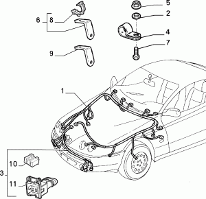 CABLE HARNESS (FRONT)