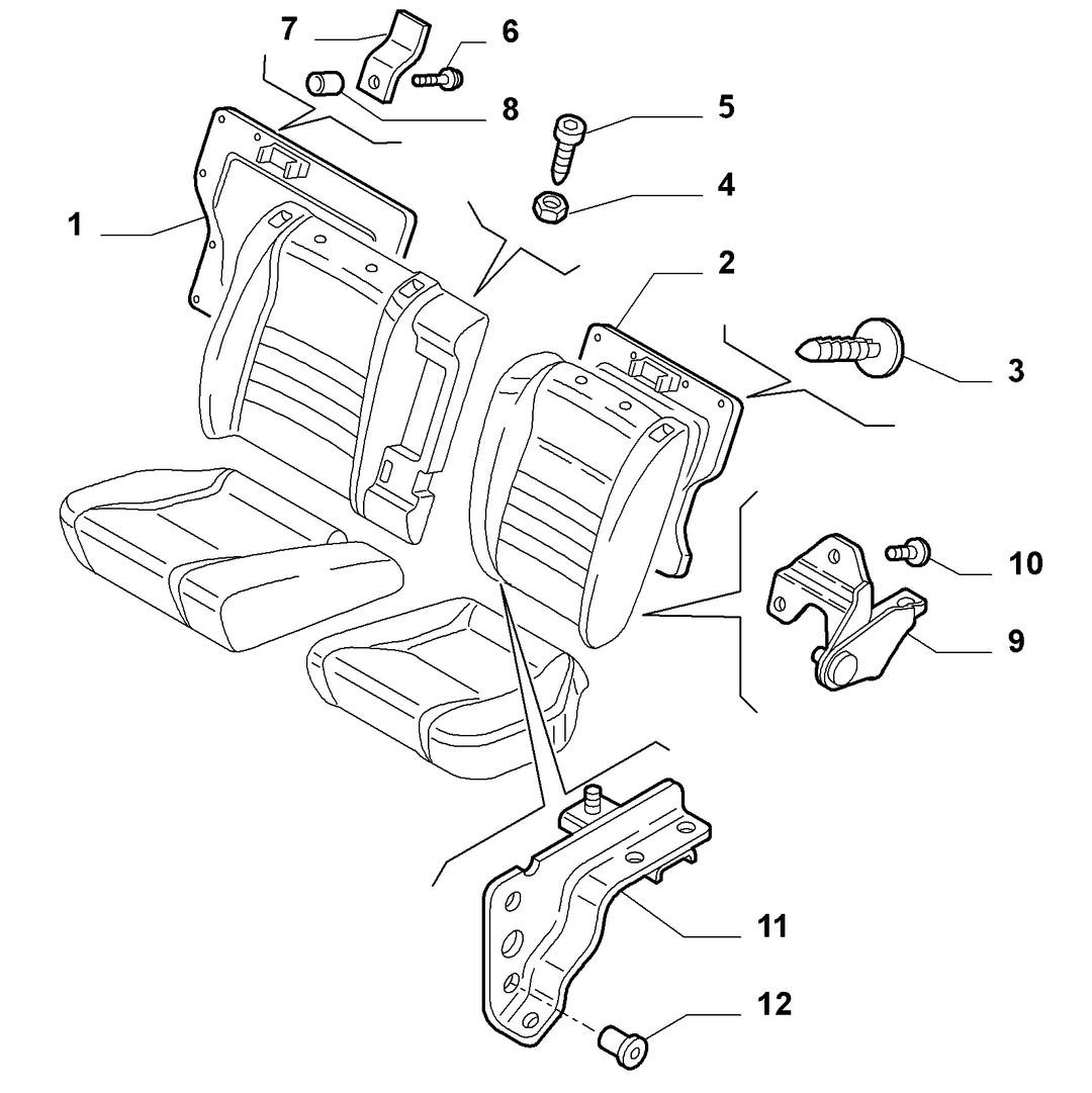 REAR SEAT 12