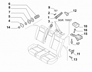 REAR SEAT ADJUSTMENT DEVICE