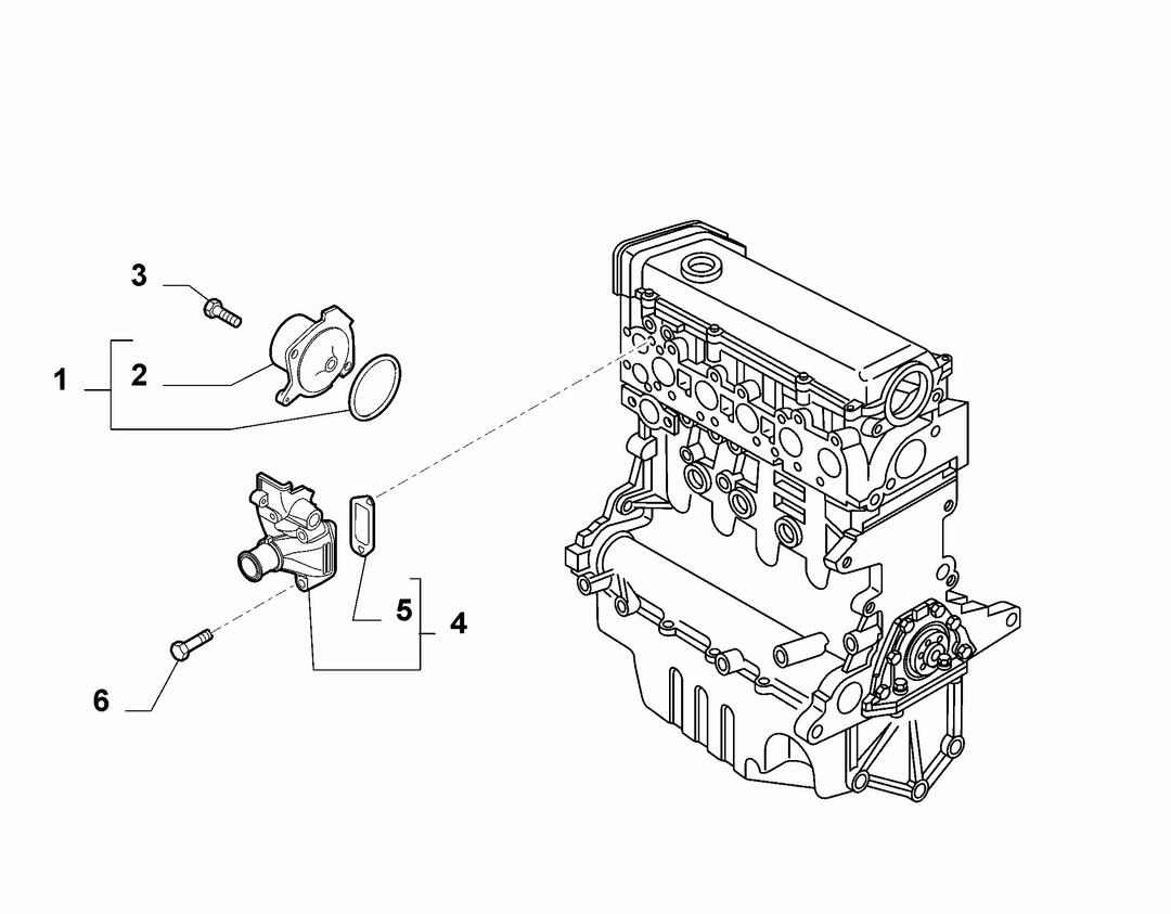WATER PUMP AND GASKETS 3