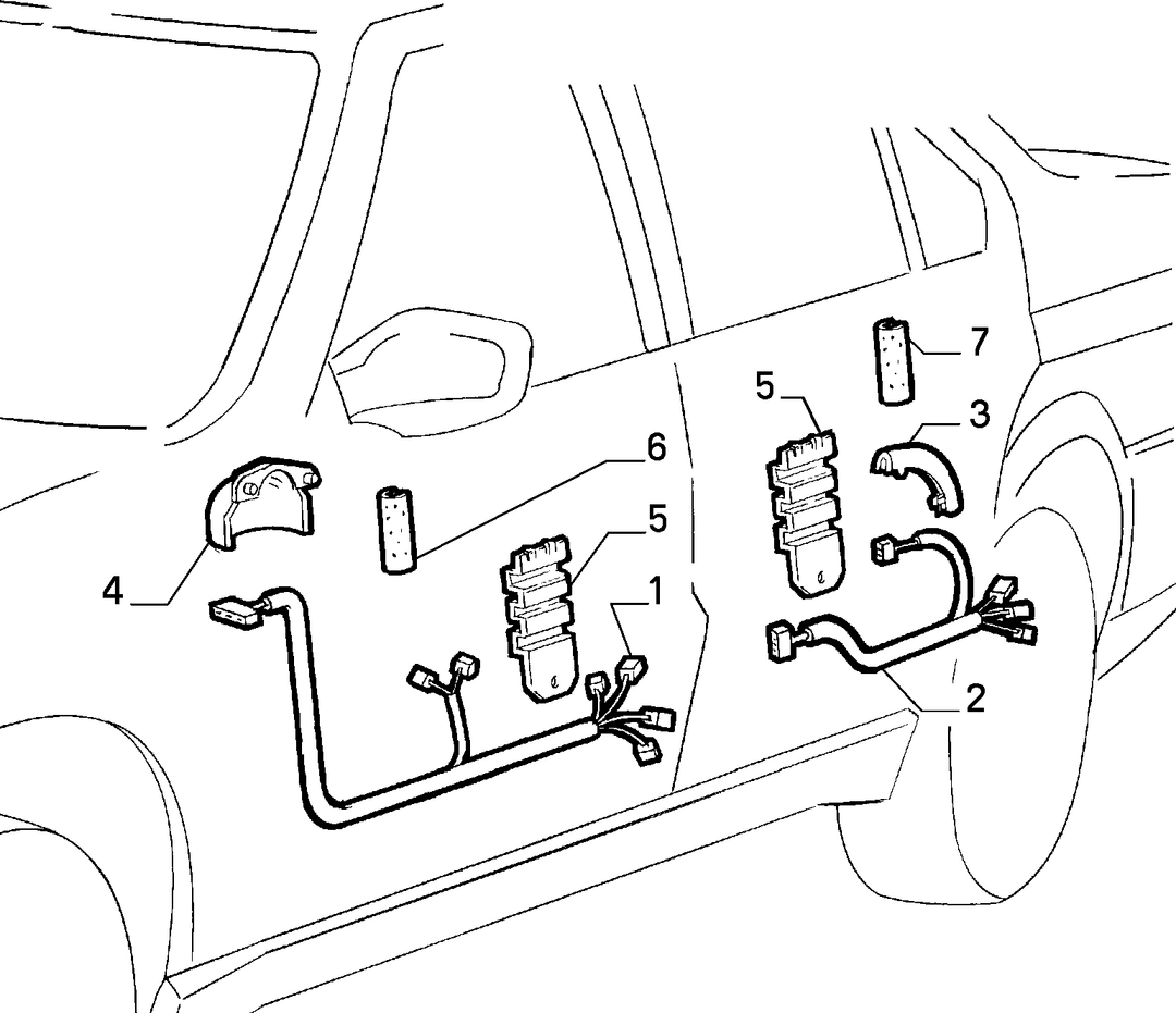 CABLE SET (CENTRAL PART) 8