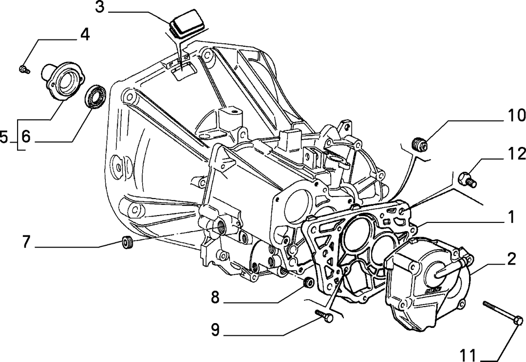 TRANSMISSION AND DIFFERENTIAL UNIT, CASING AND COVERS 2