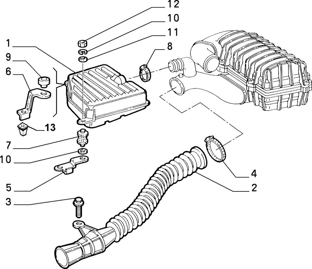 AIR FILTER AND PIPING 3
