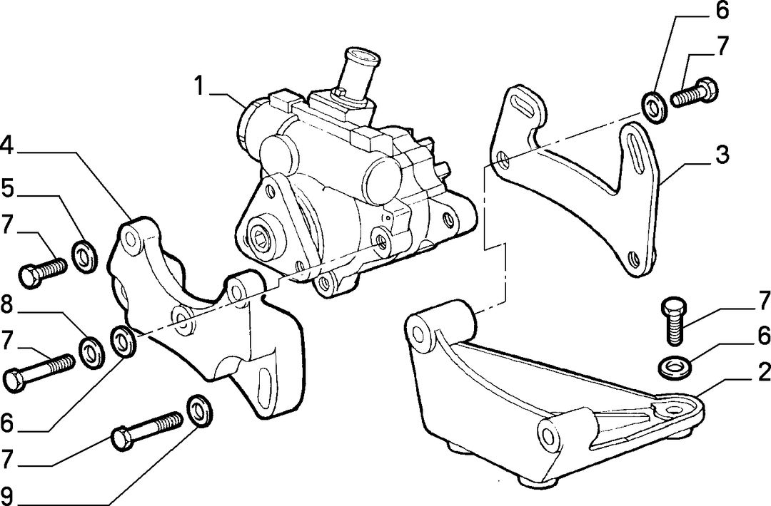 POWER STEERING PUMP 1