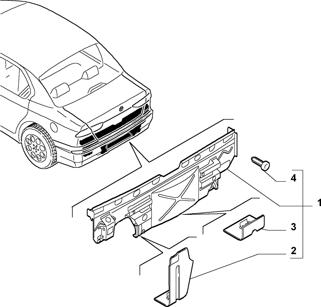 BODYSHELL, PANELS (REAR PART) 1