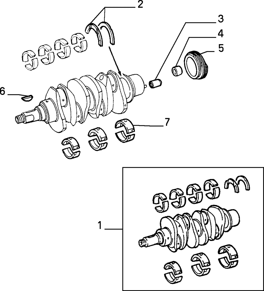 CRANKSHAFT AND FLYWHEEL 1