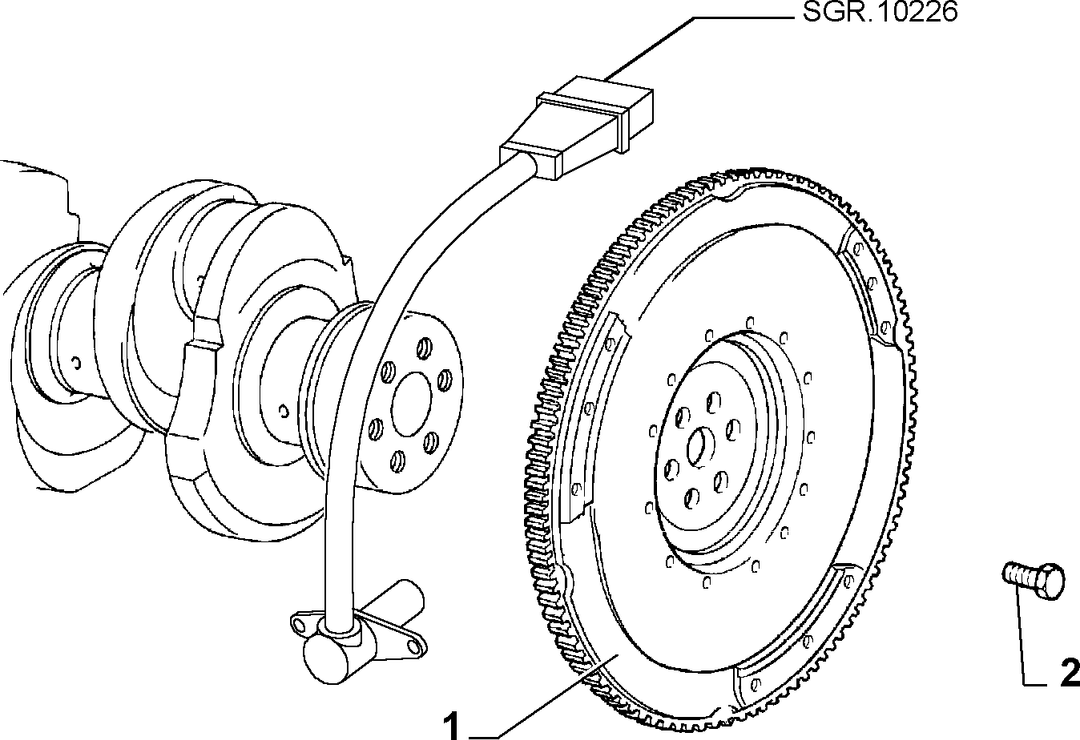 CRANKSHAFT AND FLYWHEEL 6