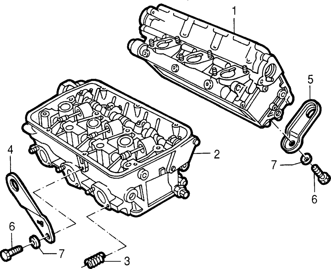 CRANKCASE AND CYLINDER HEAD 2