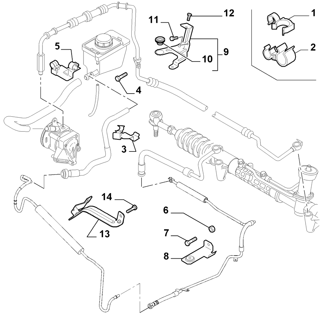 POWER STEERING HYDRAULIC SYSTEM 2