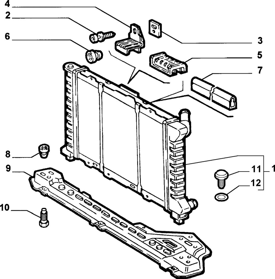 RADIATOR AND PIPING 7