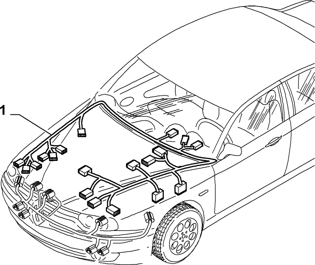 CABLE HARNESS (FRONT) 13