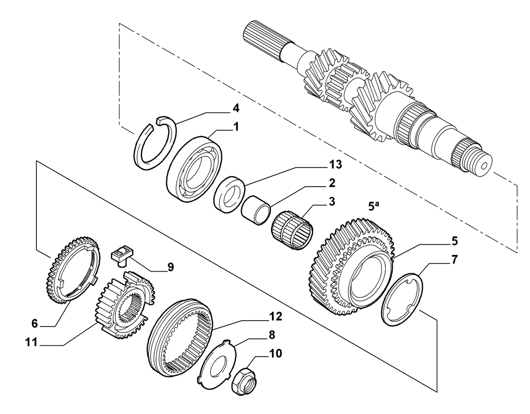 ALTERNATIVE MANIFOLD GEAR SHAFT 1