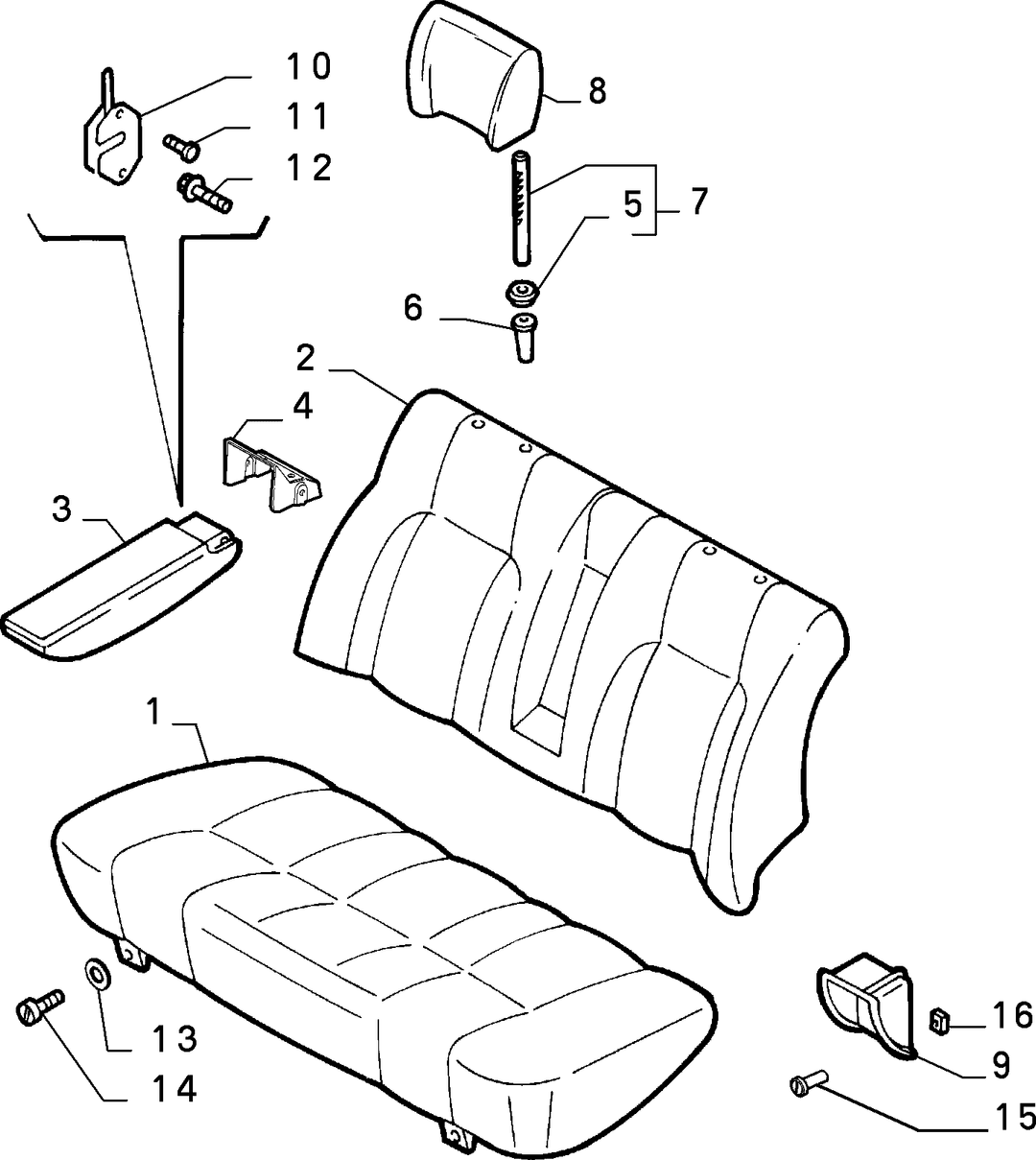 REAR SEAT  1