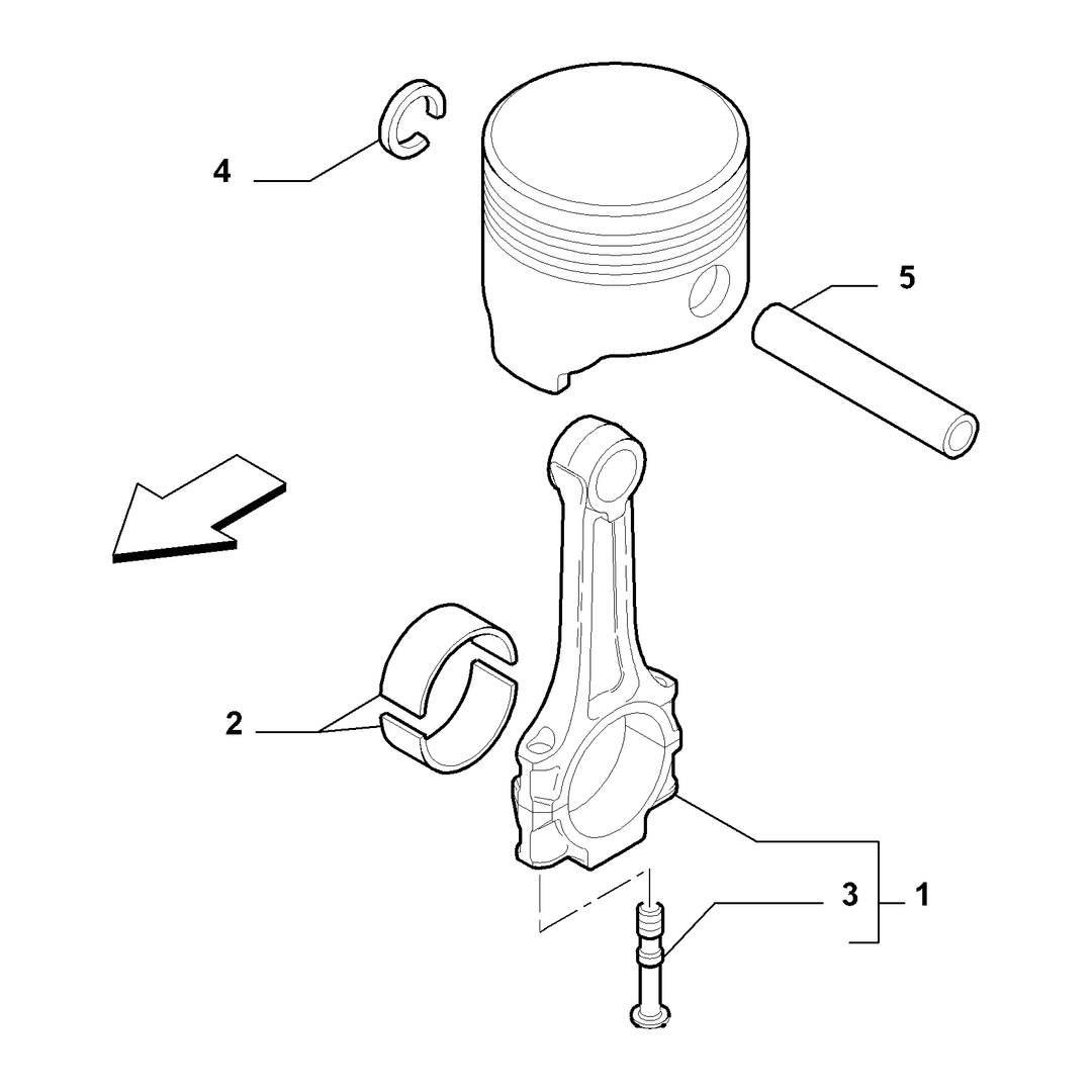 CONNECTING RODS AND PISTONS 5